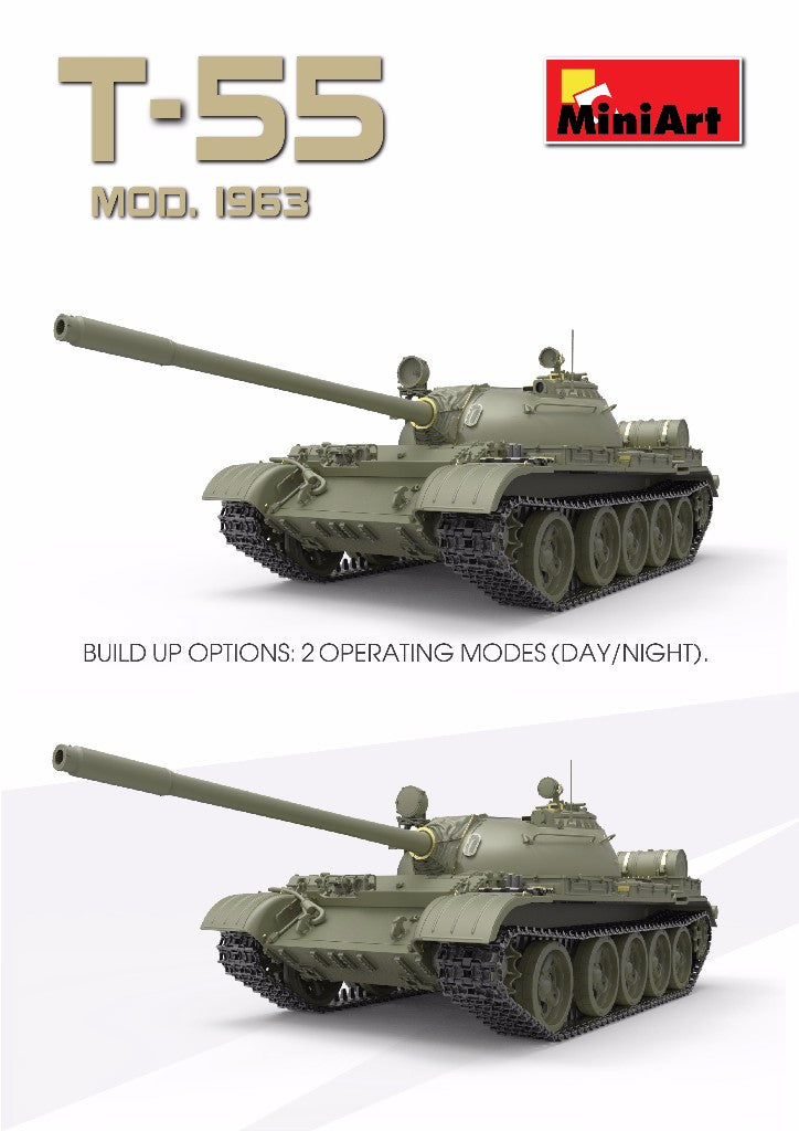 MiniArt MT37027 1:35 Soviet T-55 Medium tank