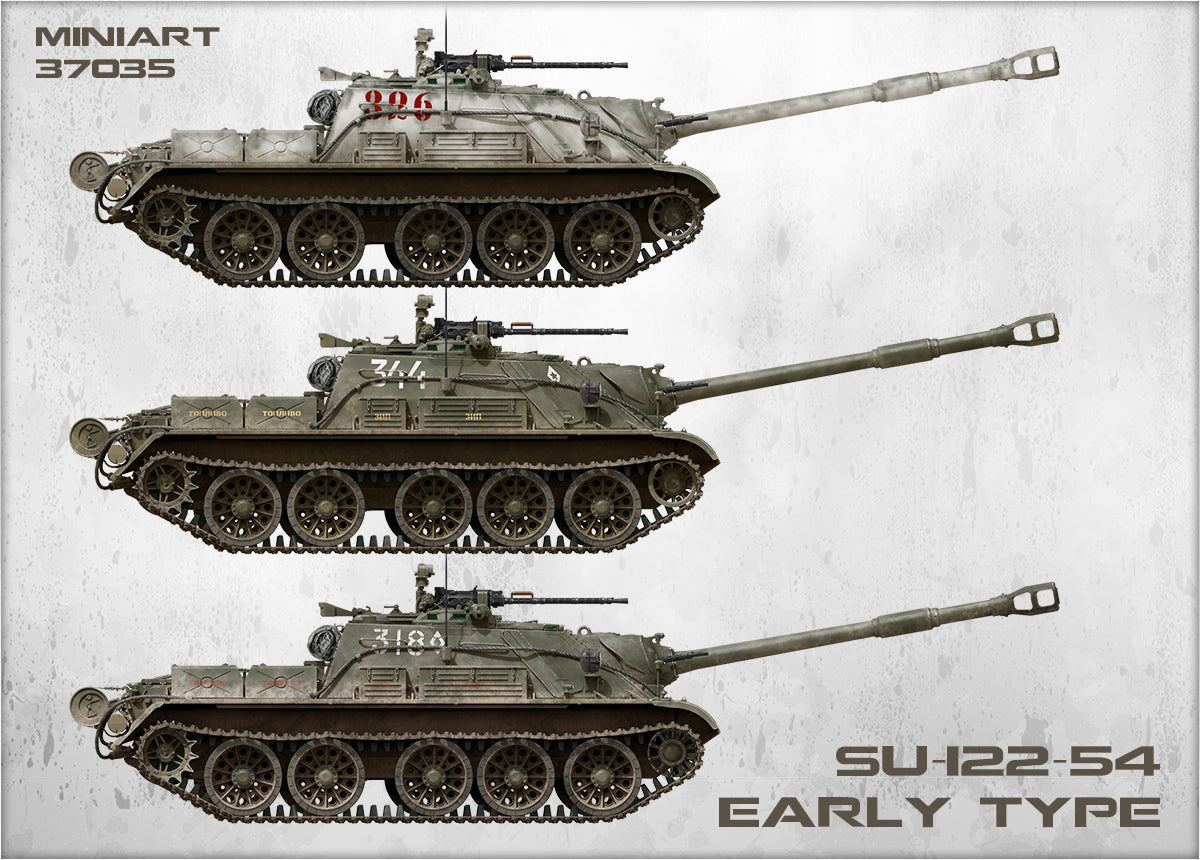 MiniArt MT37035 1:35 Soviet SU-122-54 early version