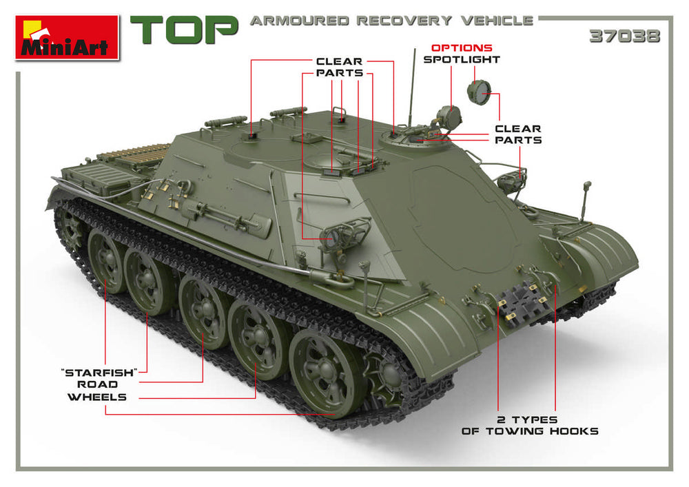 MiniArt MT37038 Soviet TOP Armoured Recovery Vehicle 1:35