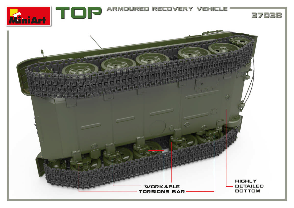 MiniArt MT37038 Soviet TOP Armoured Recovery Vehicle 1:35
