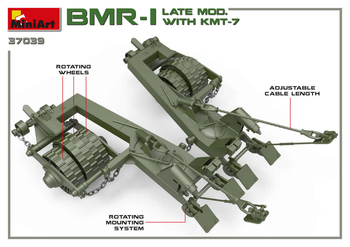 MiniArt MT37039 1:35 Soviet BMR-1 LATE MOD