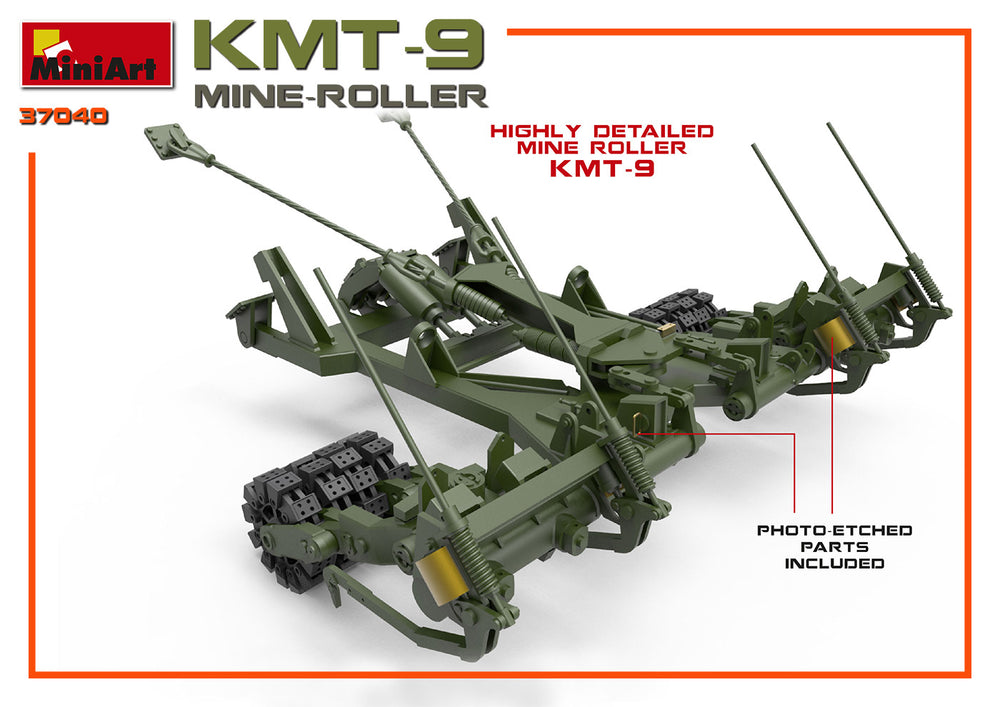 MiniArt MT37040 KMT-9 Mine-Roller w/PE Parts 1:35