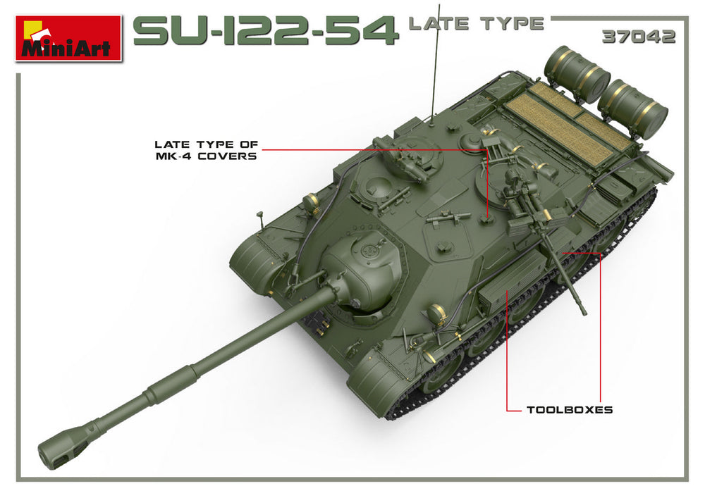 MiniArt MT37042 Soviet SU-122-54 Late Type 1:35
