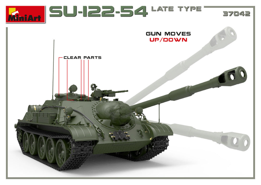 MiniArt MT37042 Soviet SU-122-54 Late Type 1:35