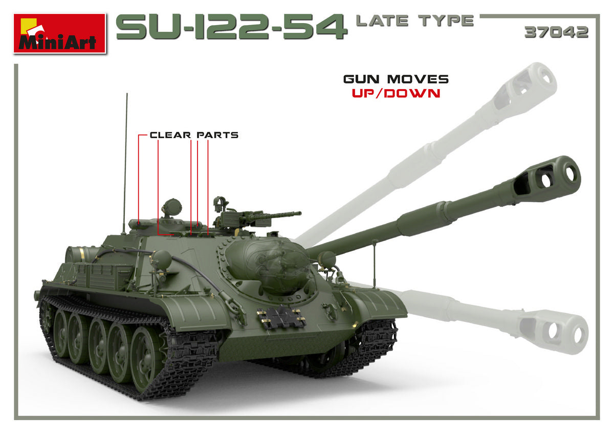 MiniArt MT37042 Soviet SU-122-54 Late Type 1:35