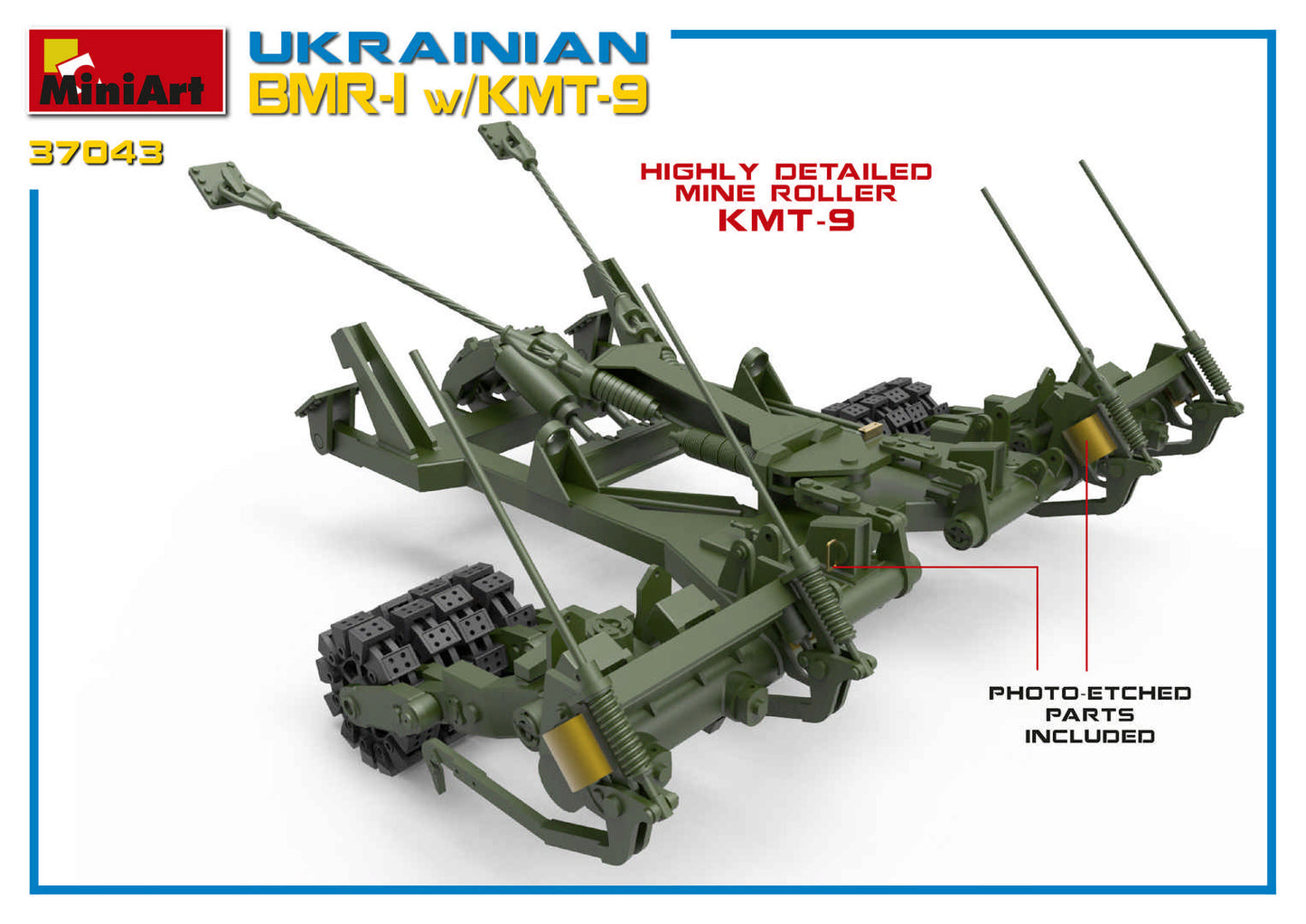 MiniArt MT37043 Ukrainian BMR-1 with KMT-9 Roller 1:35