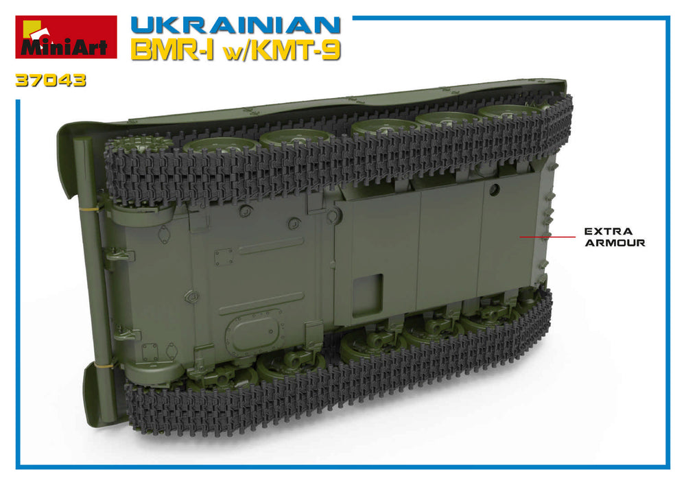 MiniArt MT37043 Ukrainian BMR-1 with KMT-9 Roller 1:35