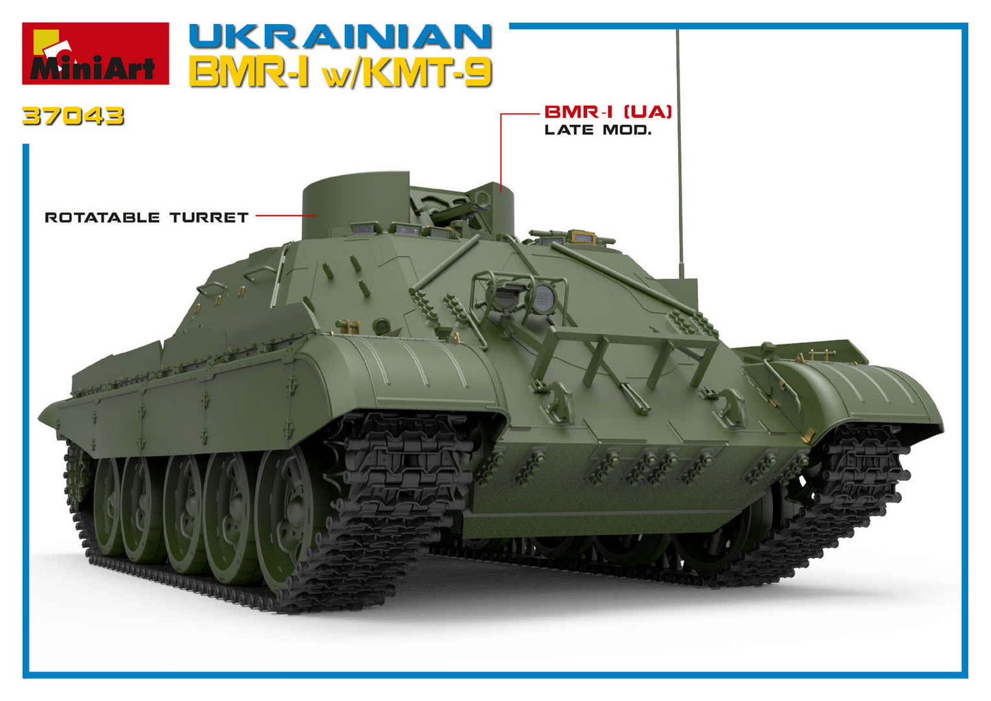 MiniArt MT37043 Ukrainian BMR-1 with KMT-9 Roller 1:35