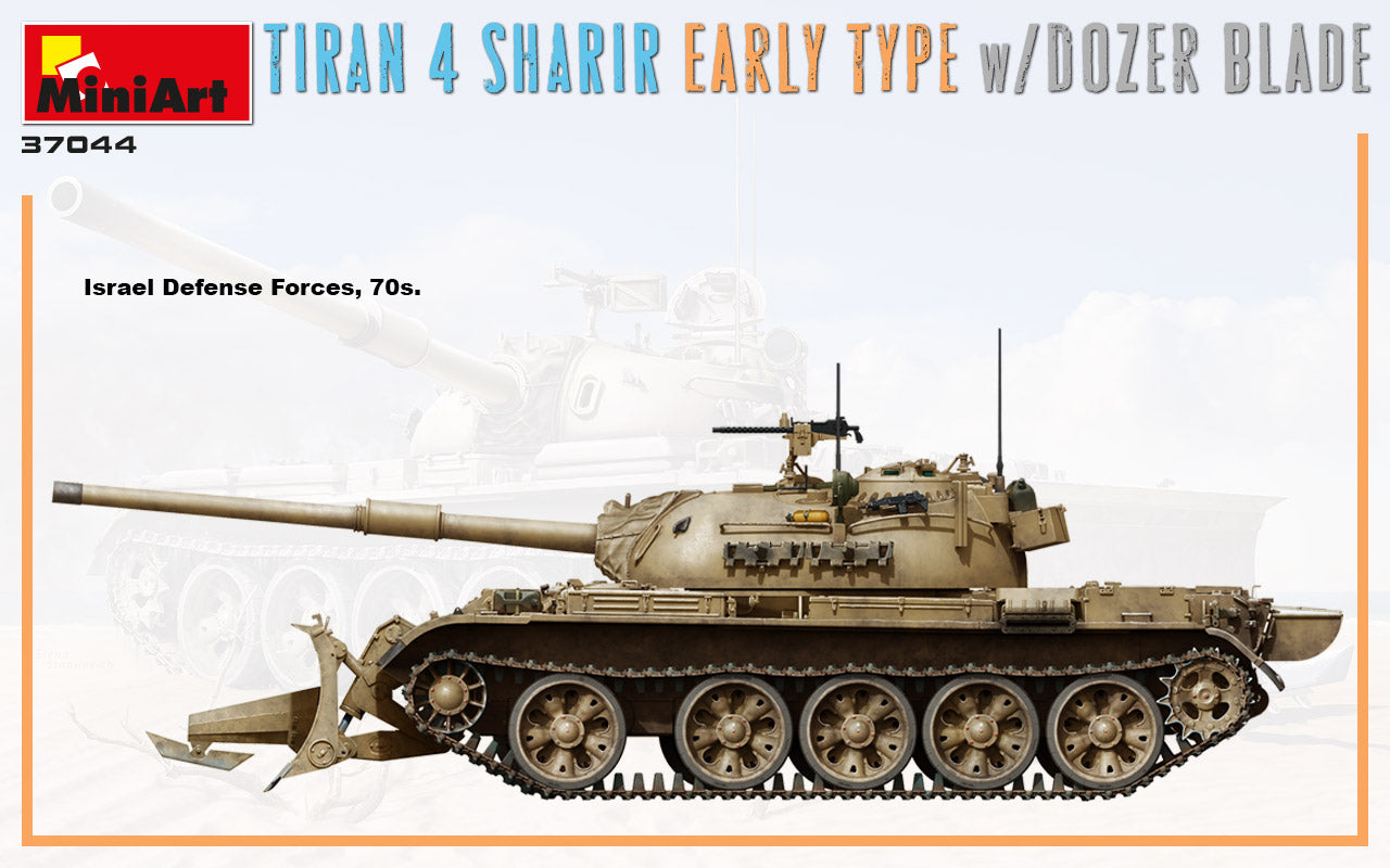 MiniArt MT37044 Tiran 4 Sharir Early w/Dozer Blade 1:35