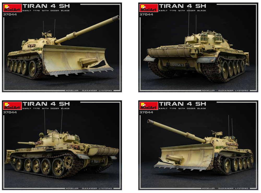MiniArt MT37044 Tiran 4 Sharir Early w/Dozer Blade 1:35