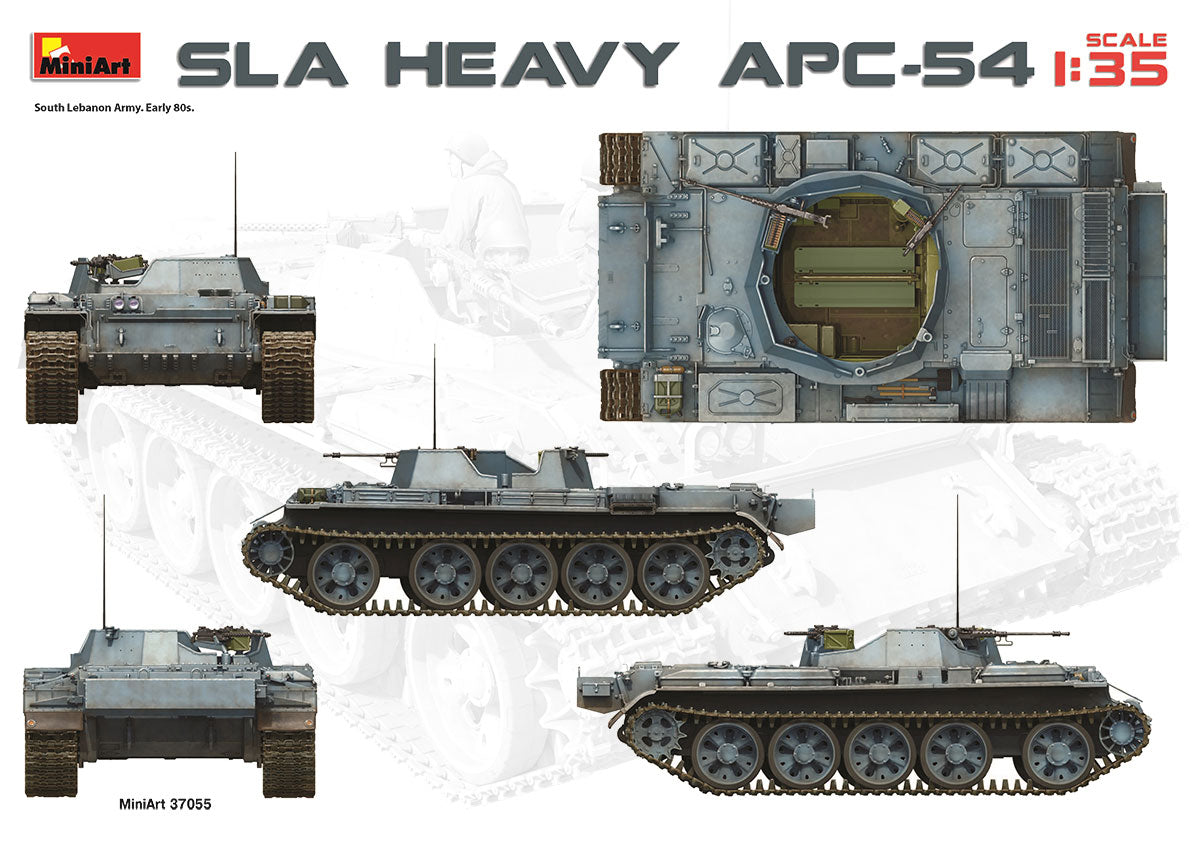 MiniArt MT37055 1:35 SLA HEAVY APC-54 with interior