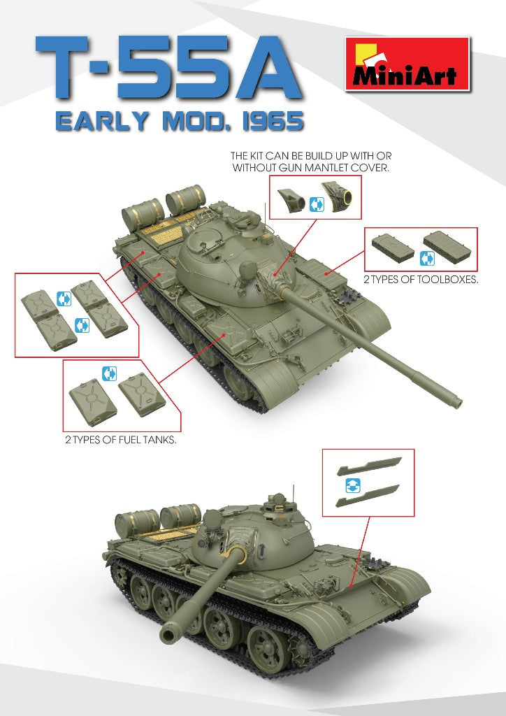 MiniArt MT37057 1:35 Soviet T-55A EARLY MOD