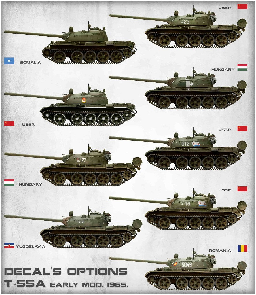 MiniArt MT37057 1:35 Soviet T-55A EARLY MOD