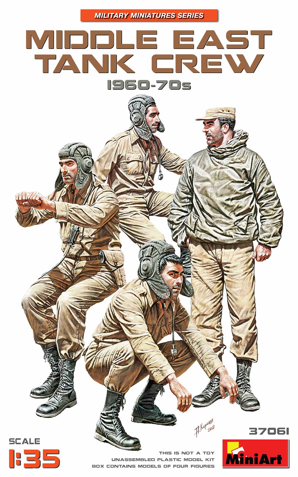 MiniArt MT37061 1:35 Middle East Tank Crew 1960-70's Box