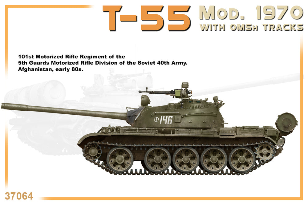MiniArt MT37064 1:35 Soviet T-55 Mod