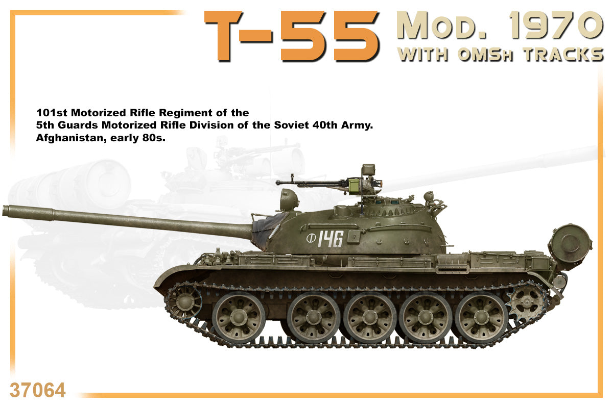 MiniArt MT37064 1:35 Soviet T-55 Mod