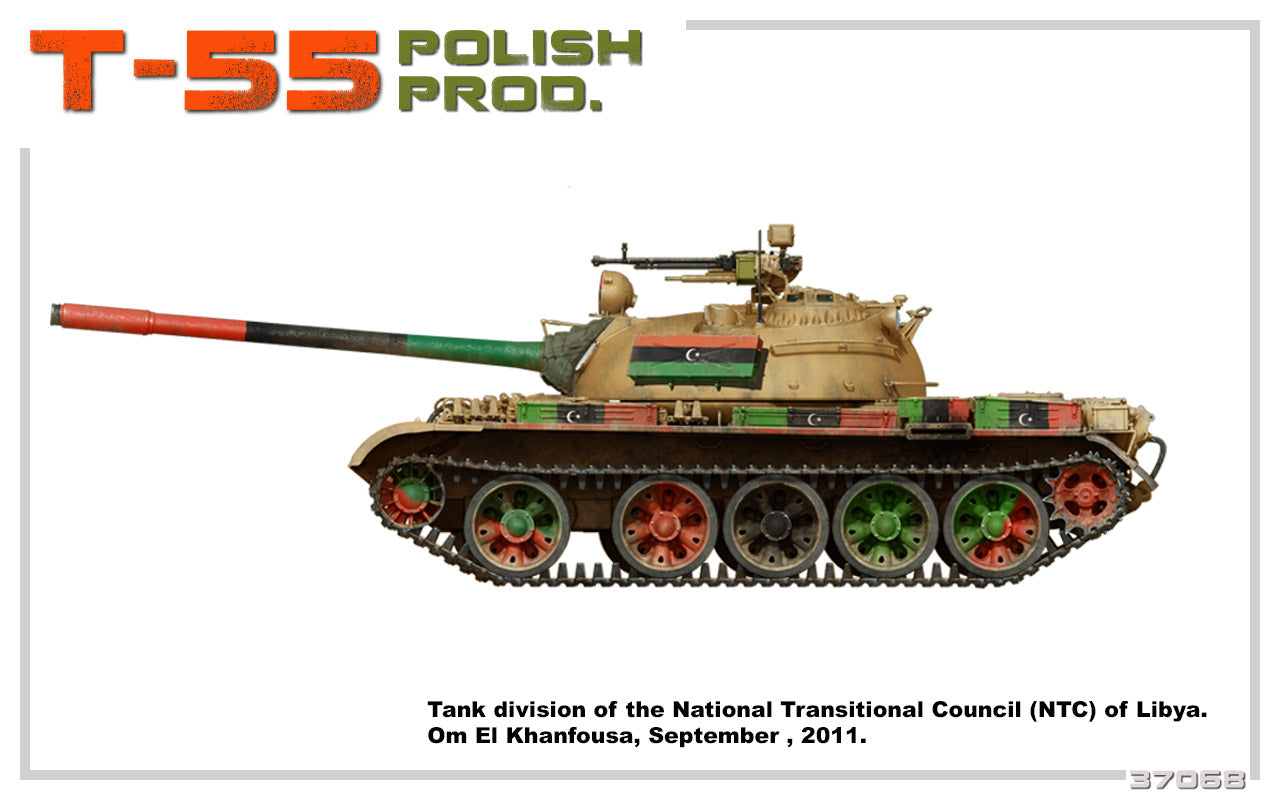 MiniArt MT37068 Soviet T-55 Polish Production 1:35