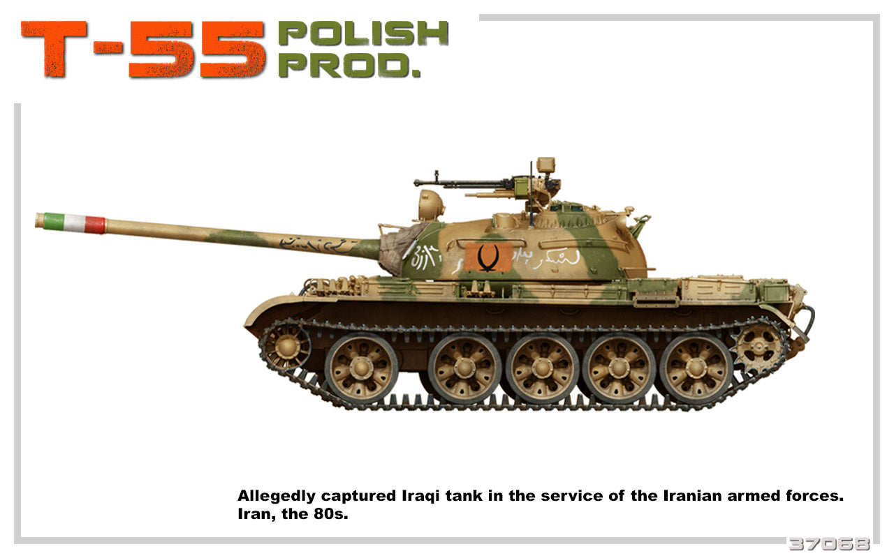 MiniArt MT37068 Soviet T-55 Polish Production 1:35