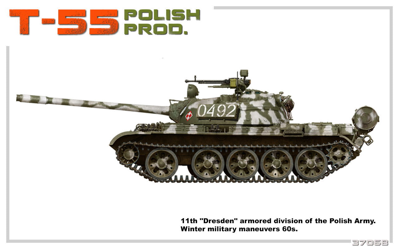 MiniArt MT37068 Soviet T-55 Polish Production 1:35