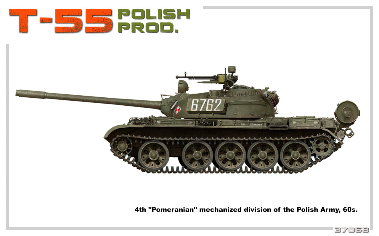 MiniArt MT37068 Soviet T-55 Polish Production 1:35
