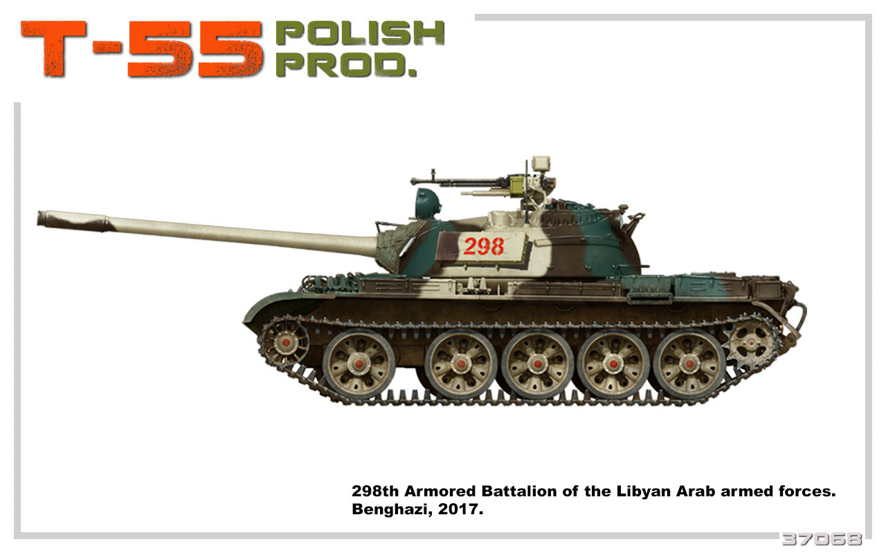 MiniArt MT37068 Soviet T-55 Polish Production 1:35