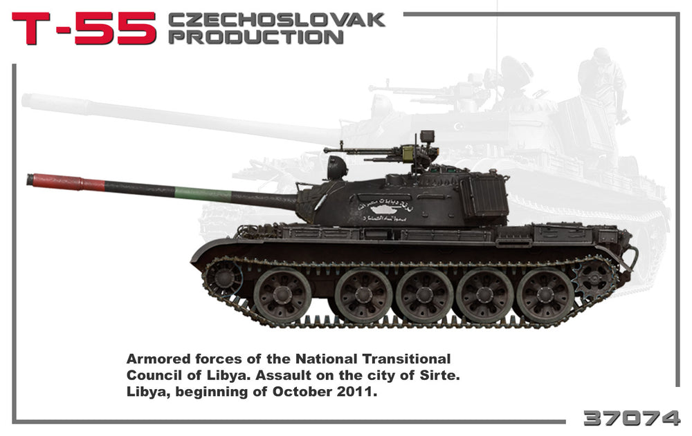 MiniArt MT37074 1:35 Soviet T-55 CZECHOSLOVAK PRODUCTION