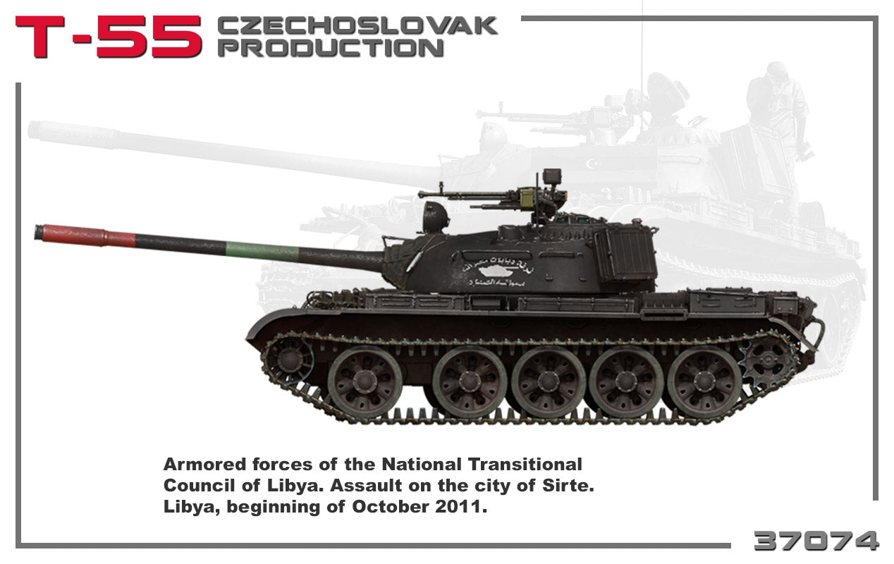 MiniArt MT37074 1:35 Soviet T-55 CZECHOSLOVAK PRODUCTION
