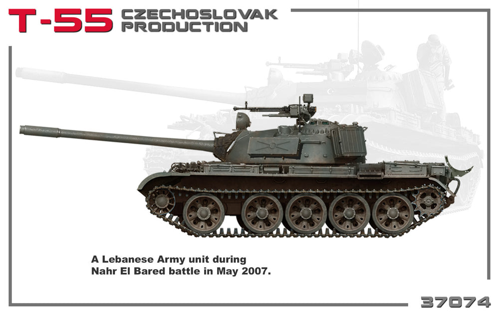 MiniArt MT37074 1:35 Soviet T-55 CZECHOSLOVAK PRODUCTION