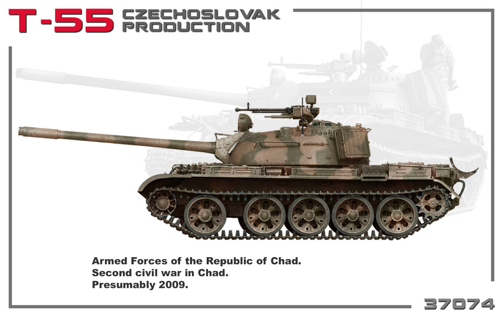 MiniArt MT37074 1:35 Soviet T-55 CZECHOSLOVAK PRODUCTION