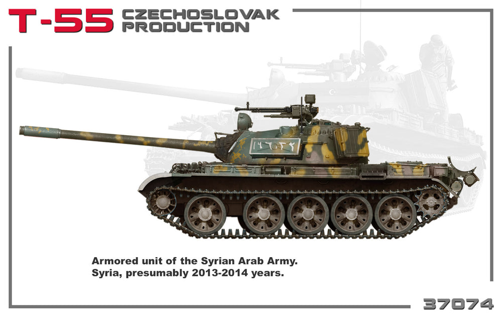 MiniArt MT37074 1:35 Soviet T-55 CZECHOSLOVAK PRODUCTION