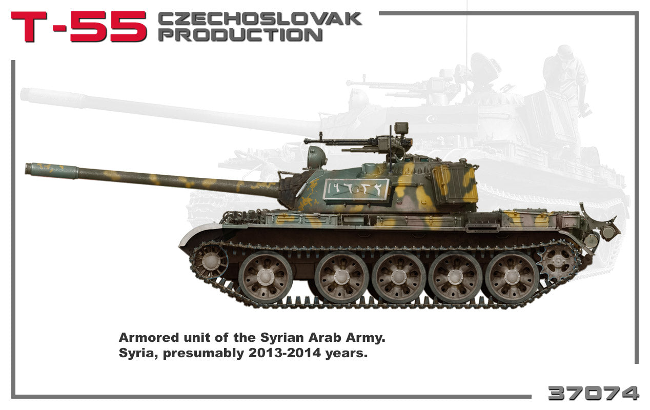 MiniArt MT37074 1:35 Soviet T-55 CZECHOSLOVAK PRODUCTION