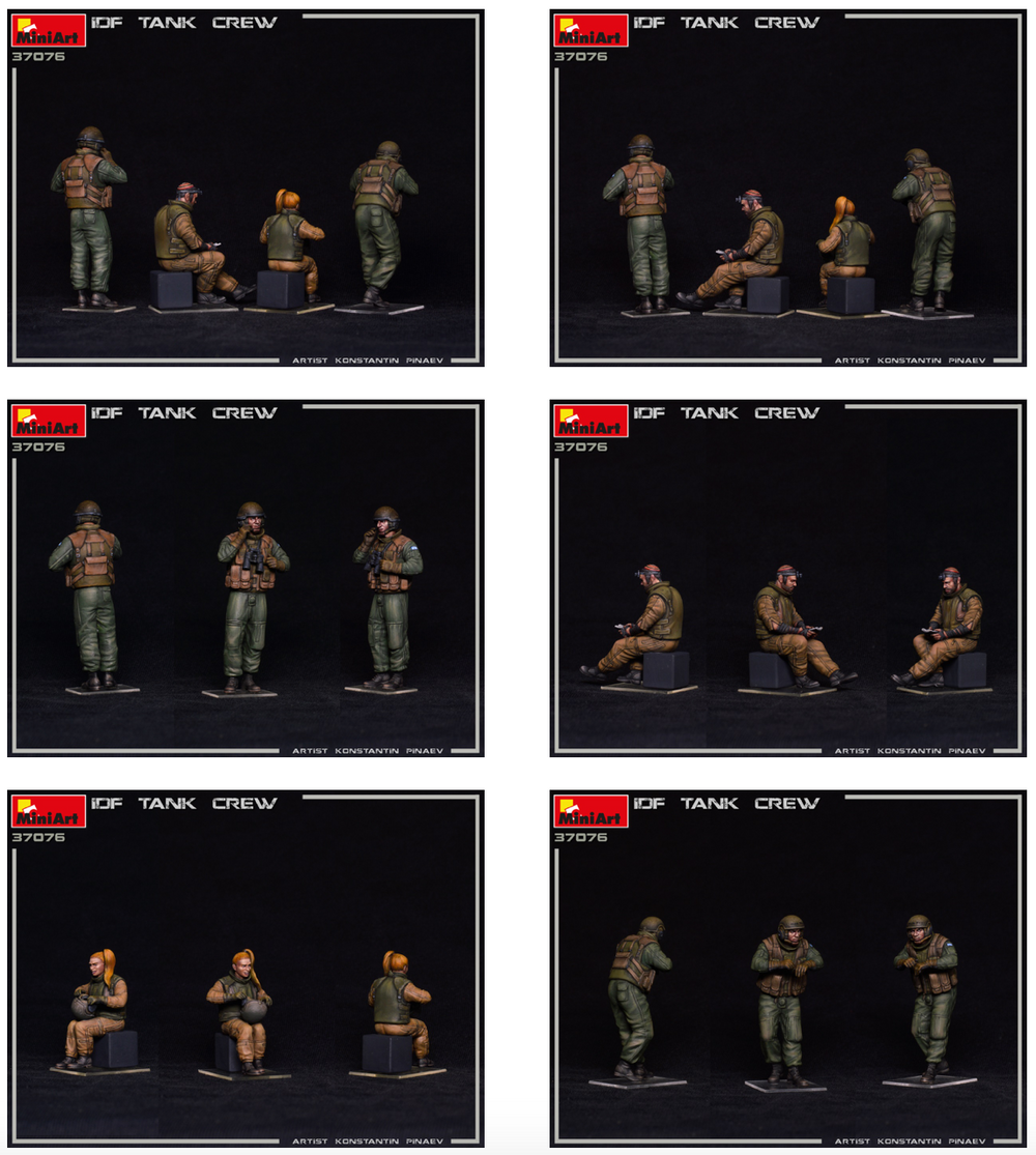 MiniArt MT37076 1:35 IDF TANK CREW