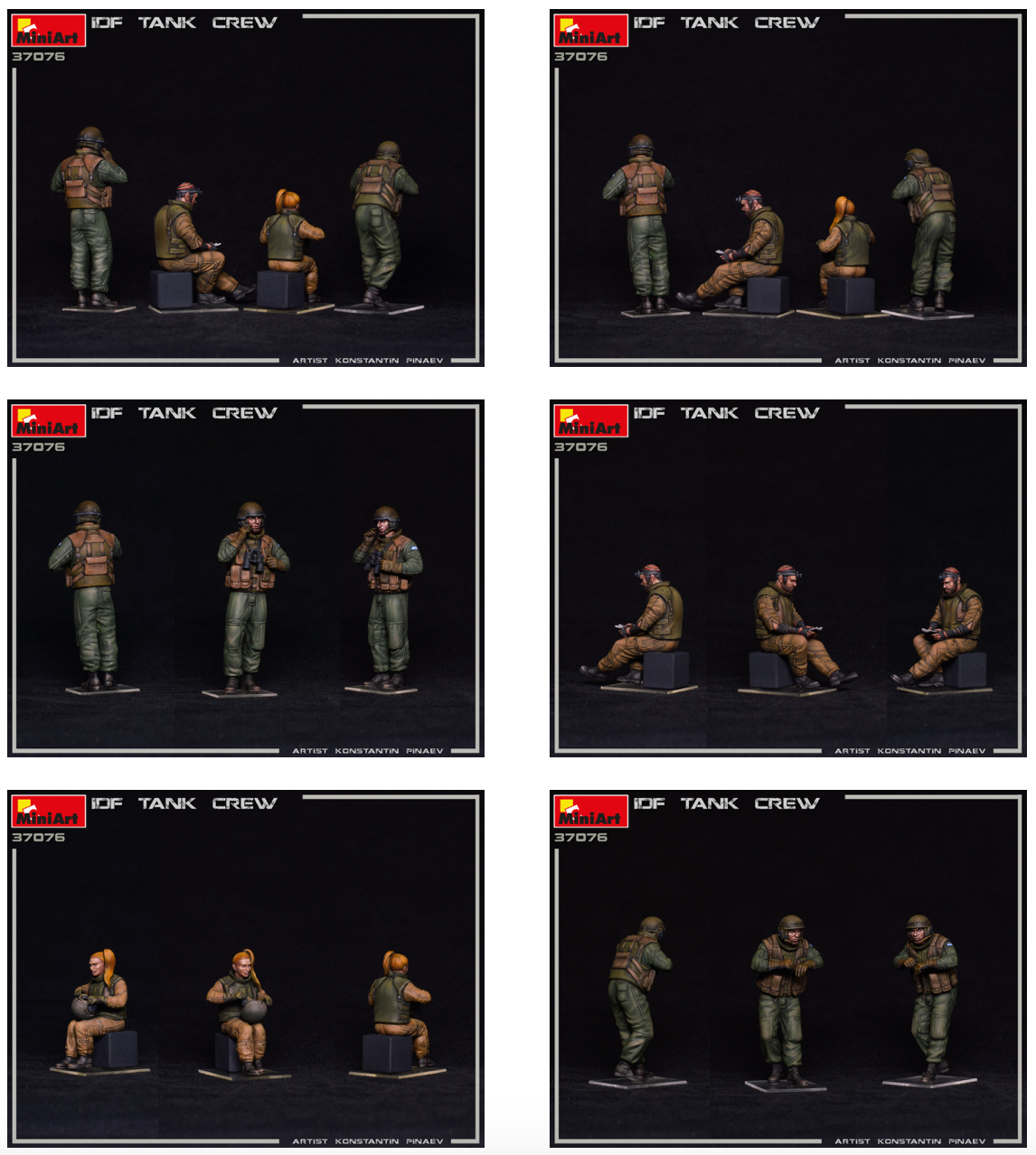 MiniArt MT37076 1:35 IDF TANK CREW