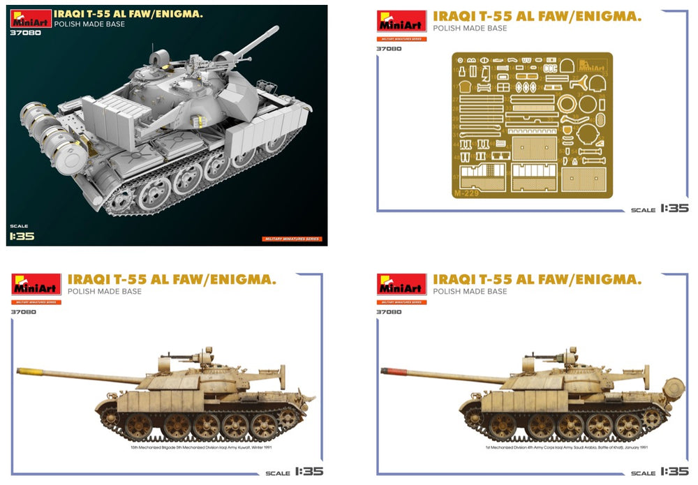 MiniArt MT37080 1:35 Iraqi T-55 Al Faw/Enigma
