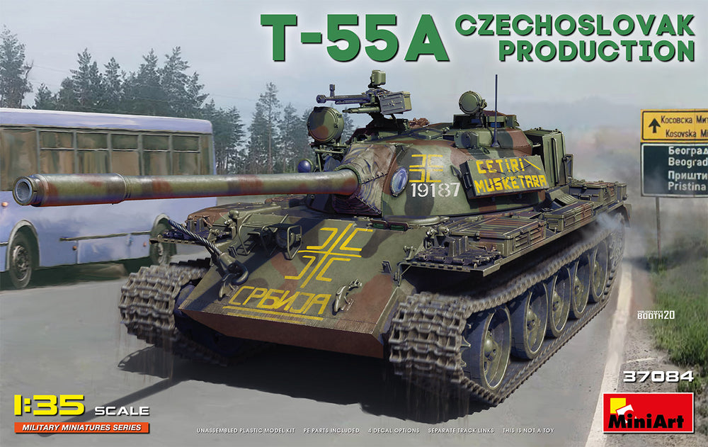MiniArt MT37084 T-55A Czechoslovak Production 1:35