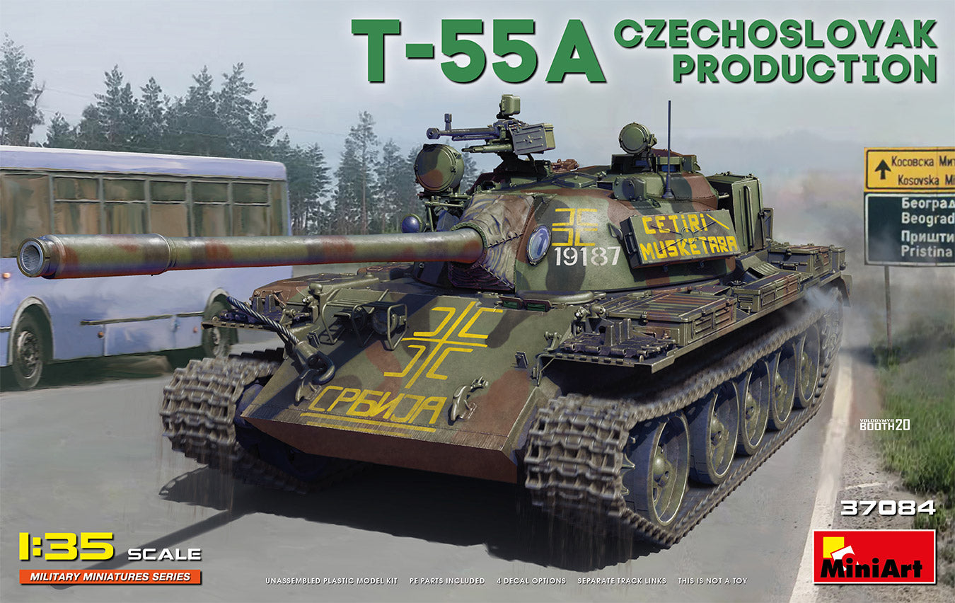 MiniArt MT37084 T-55A Czechoslovak Production 1:35
