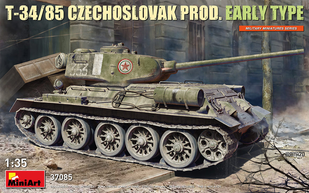 MiniArt MT37085 1:35 T-34/85 CZECHOSLOVAK PROD