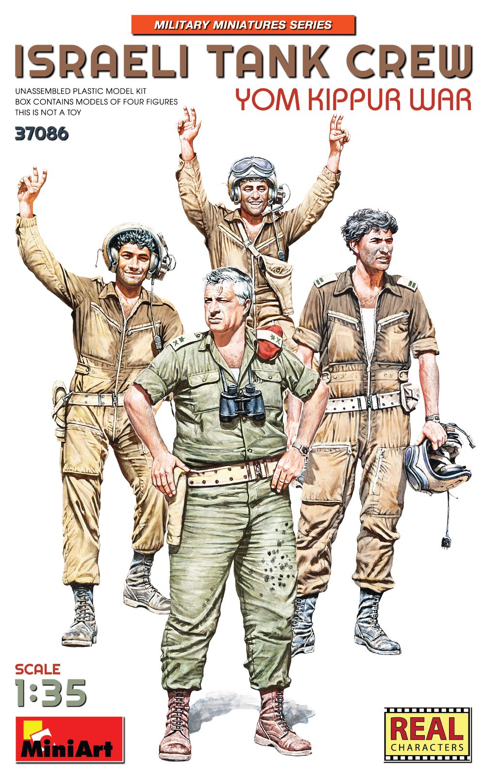 MiniArt MT37086 1:35 ISRAELI TANK CREW