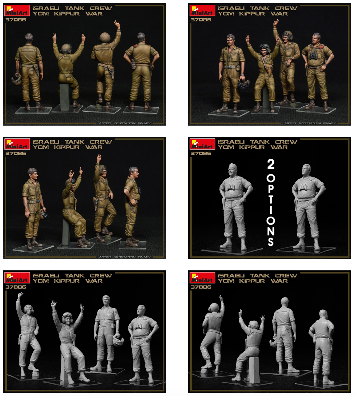 MiniArt MT37086 1:35 ISRAELI TANK CREW