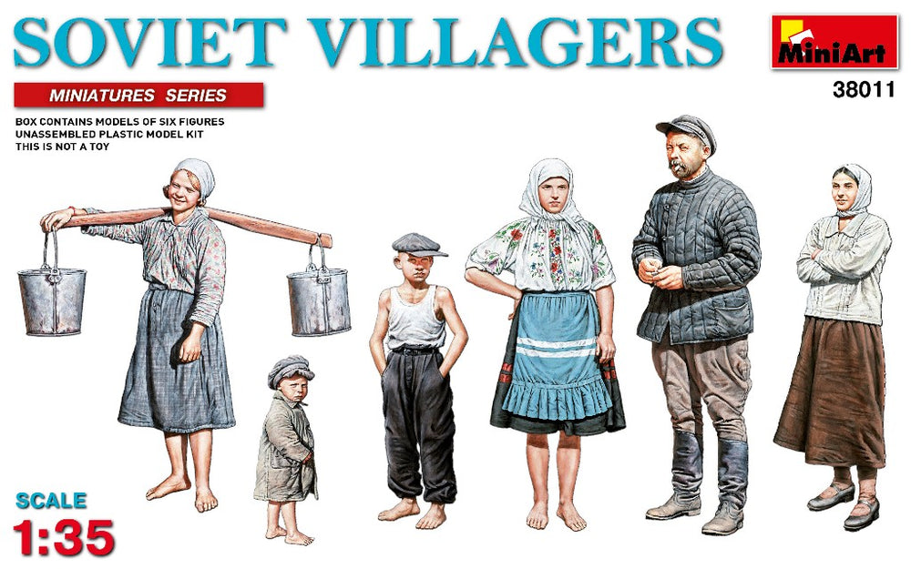 MiniArt MT38011 1:35 AUGUST Soviet Villagers