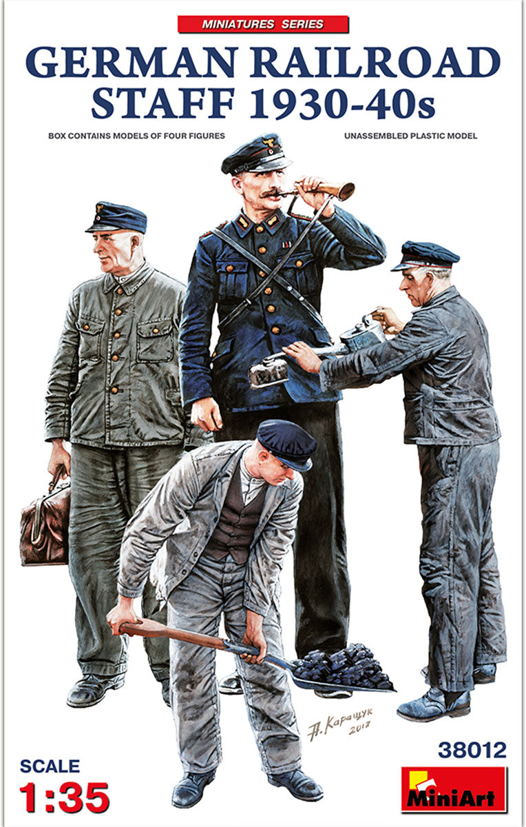 MiniArt MT38012 1:35 German Railroad Staff 1930-40s