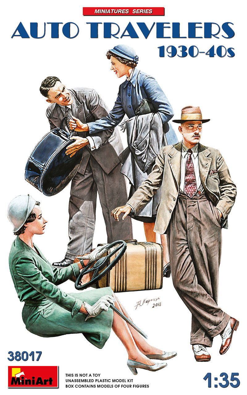 MiniArt MT38017 1:35 AUTO TRAVELERS 1930-40