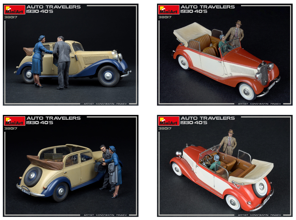 MiniArt MT38017 1:35 AUTO TRAVELERS 1930-40