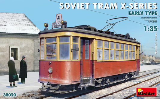 MiniArt MT38020 1:35 Soviet Tram X-Series Early Type The 'X' series tram