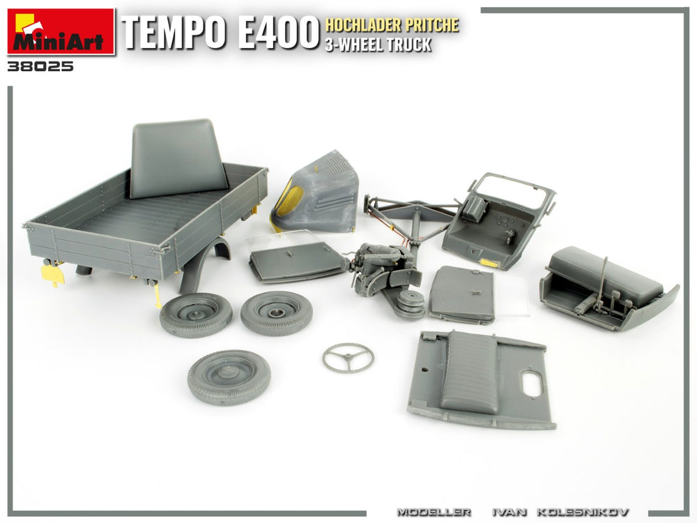 MiniArt MT38025 Tempo E400 Hochlader 3-Wheel Truck 1:35