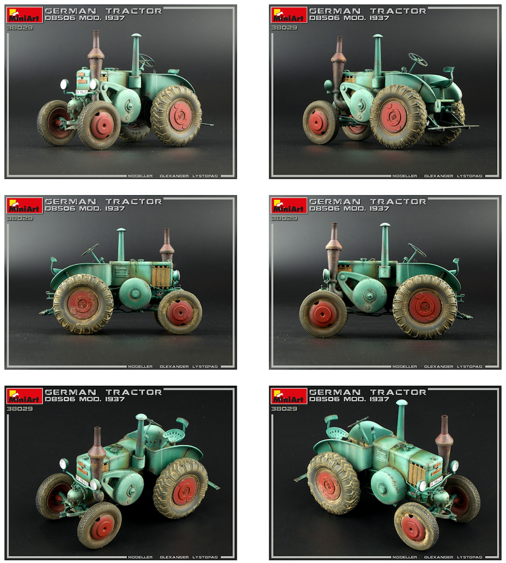 MiniArt MT38029 1:35 GERMAN TRACTOR D8506 MOD