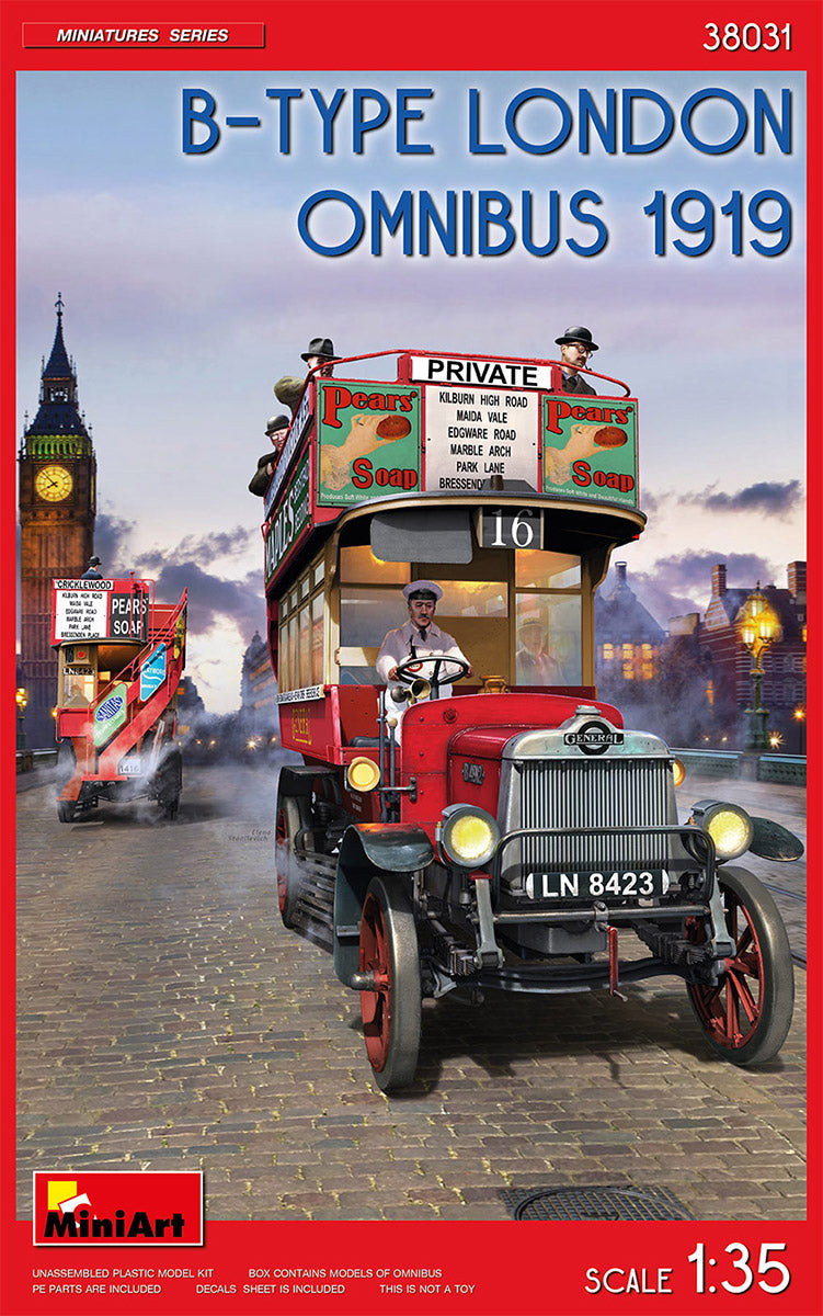 MiniArt MT38031 B-Type London Omnibus 1919 1:35