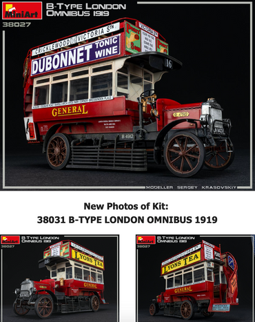 MiniArt MT38031 B-Type London Omnibus 1919 1:35