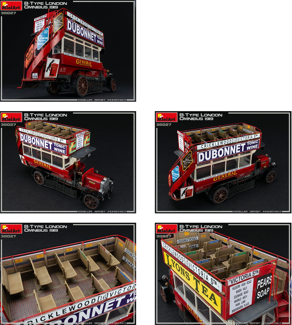 MiniArt MT38031 B-Type London Omnibus 1919 1:35