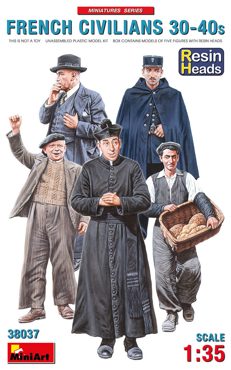 MiniArt MT38037 1:35 FRENCH CIVILIANS '30-'40s
